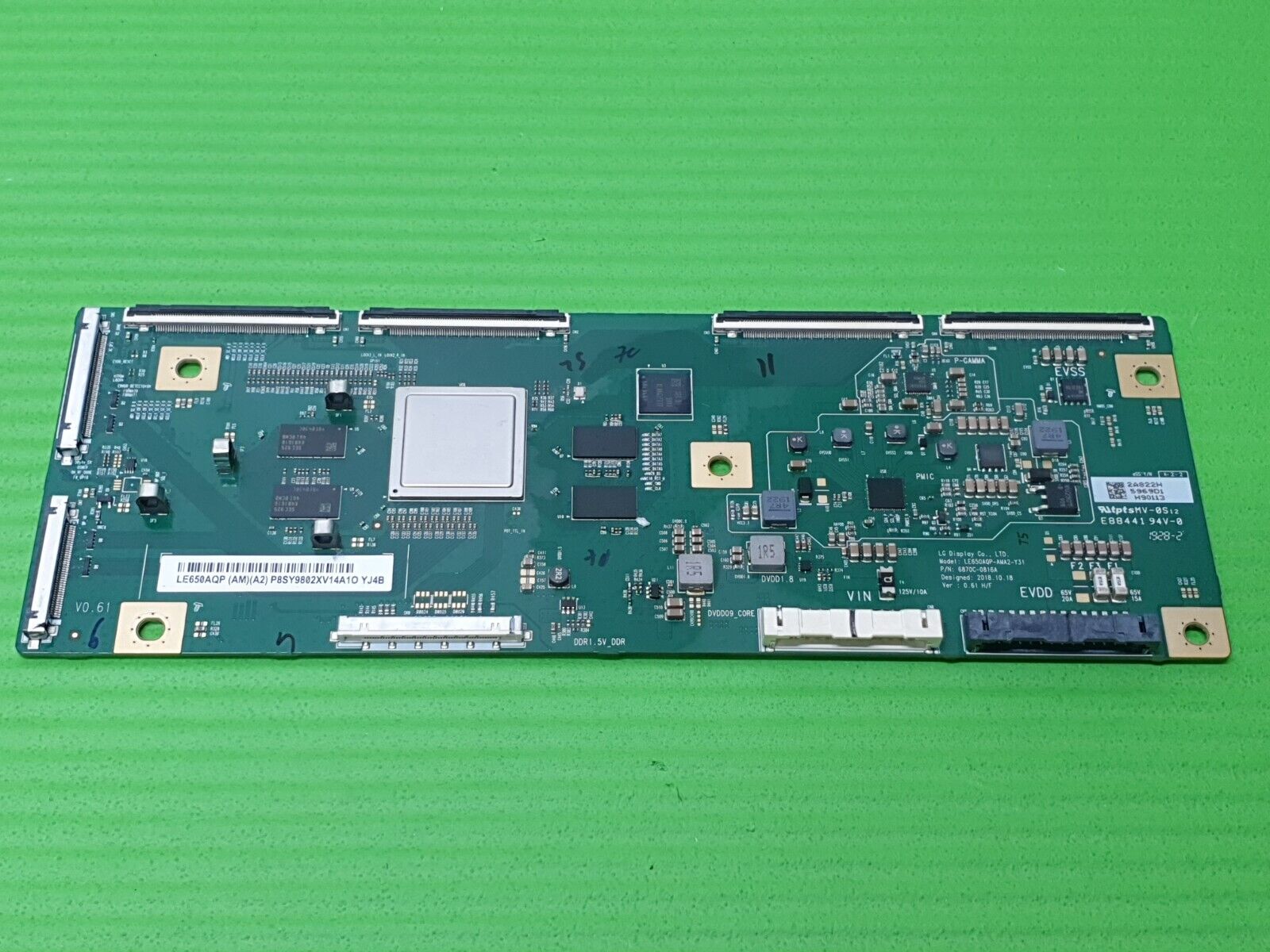 TCON LVDS BOARD FOR SONY KD-65AG9 65" LED TV 6870C-0816A 6871L-5969D LE650AQP - Image 2