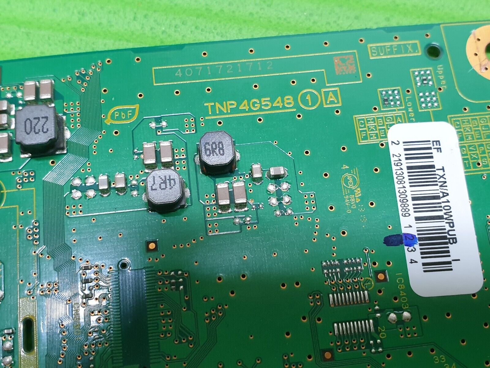 MAIN AV BOARD MB PANASONIC TX-L50B6B TV TNP4G548 1 A TXN/A10WPUB SCREEN:LC500DU - Image 5
