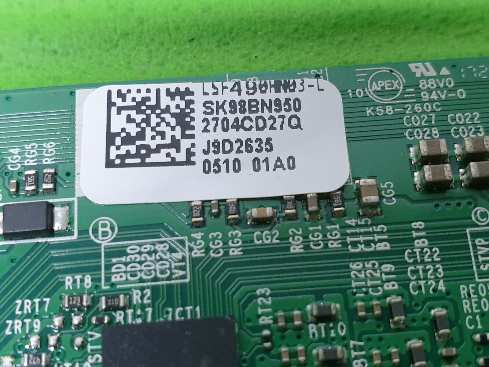 TCON LVDS BOARD FOR SAMSUNG UE49M6399AU UE49H6300AK TV BN41-02292A BN95-02704C - Image 3