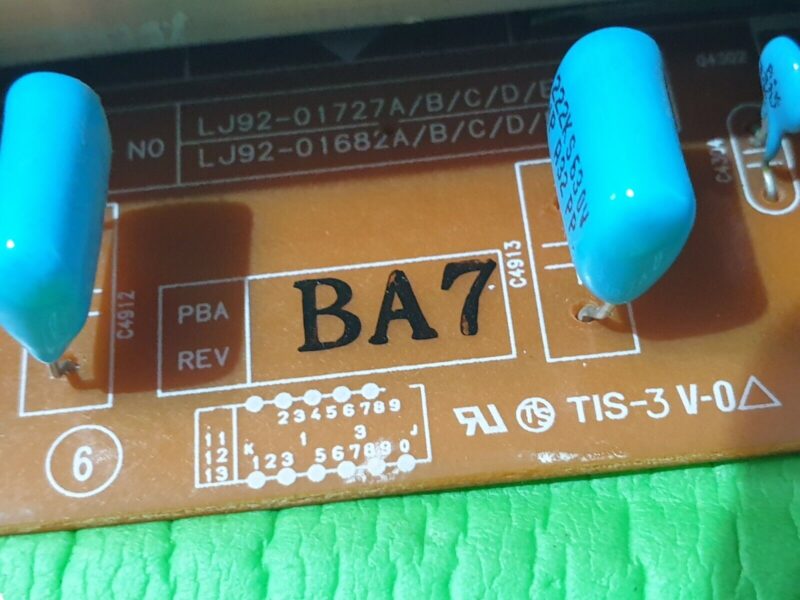 X-SUS BOARD FOR SAMSUNG PS50C680G5K PS50C580G1K TV LJ41-08457A LJ92-01682A BA7 - Image 6