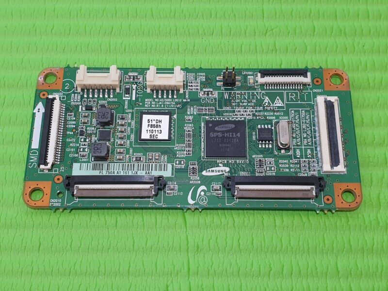 TCON LVDS BOARD PS51D495A1K PS51D450A2W TV LJ41-09475A REV:R1.6 LJ92-01750A AA1 - Image 2