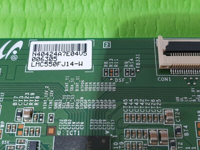 TCON LVDS BOARD FOR TI5509DLED TI5510DLEDDS TV 17Y_HU11APHTA44LV0.0 LJ94-40424A - Image 4