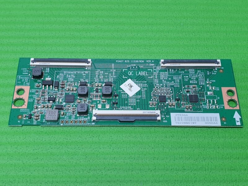 TCON LVDS BOARD FOR HISENSE 55A6BGTUK 55"  LED TV RSAG7.820.11133/ROH 298366 - Image 2