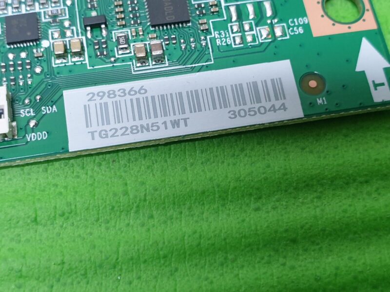 TCON LVDS BOARD FOR HISENSE 55A6BGTUK 55"  LED TV RSAG7.820.11133/ROH 298366 - Image 4