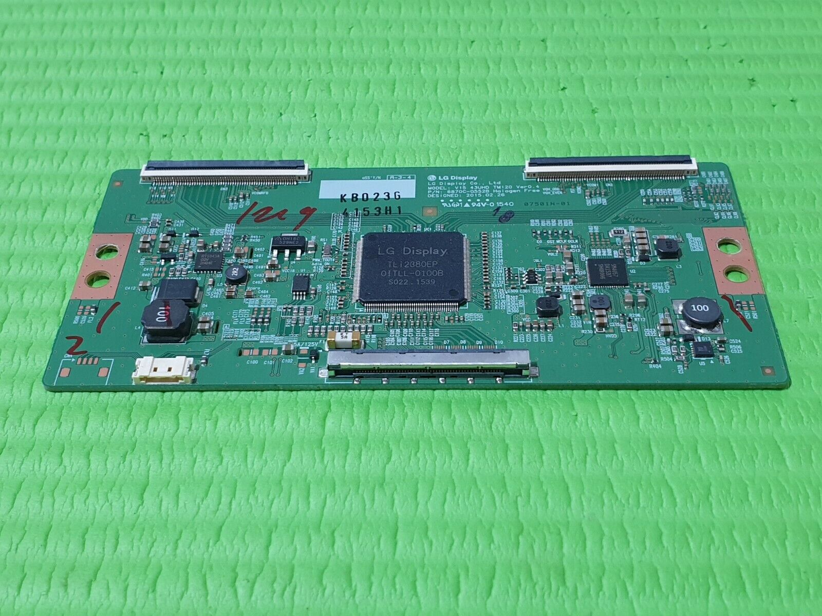 TCON LVDS BOARD LG 43UF680 43UF680V 43" TV 6870C-0552B 6871L-4153H 6871L-4153B - Image 2