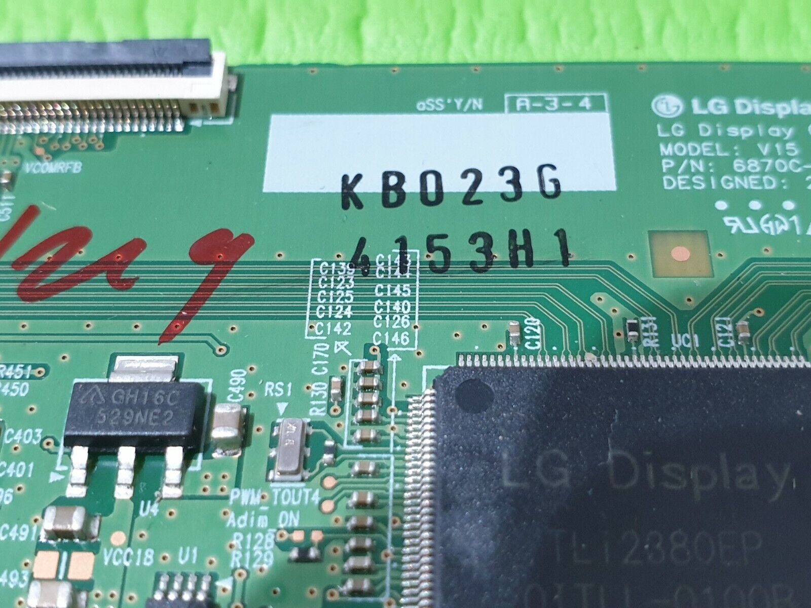 TCON LVDS BOARD LG 43UF680 43UF680V 43" TV 6870C-0552B 6871L-4153H 6871L-4153B - Image 4