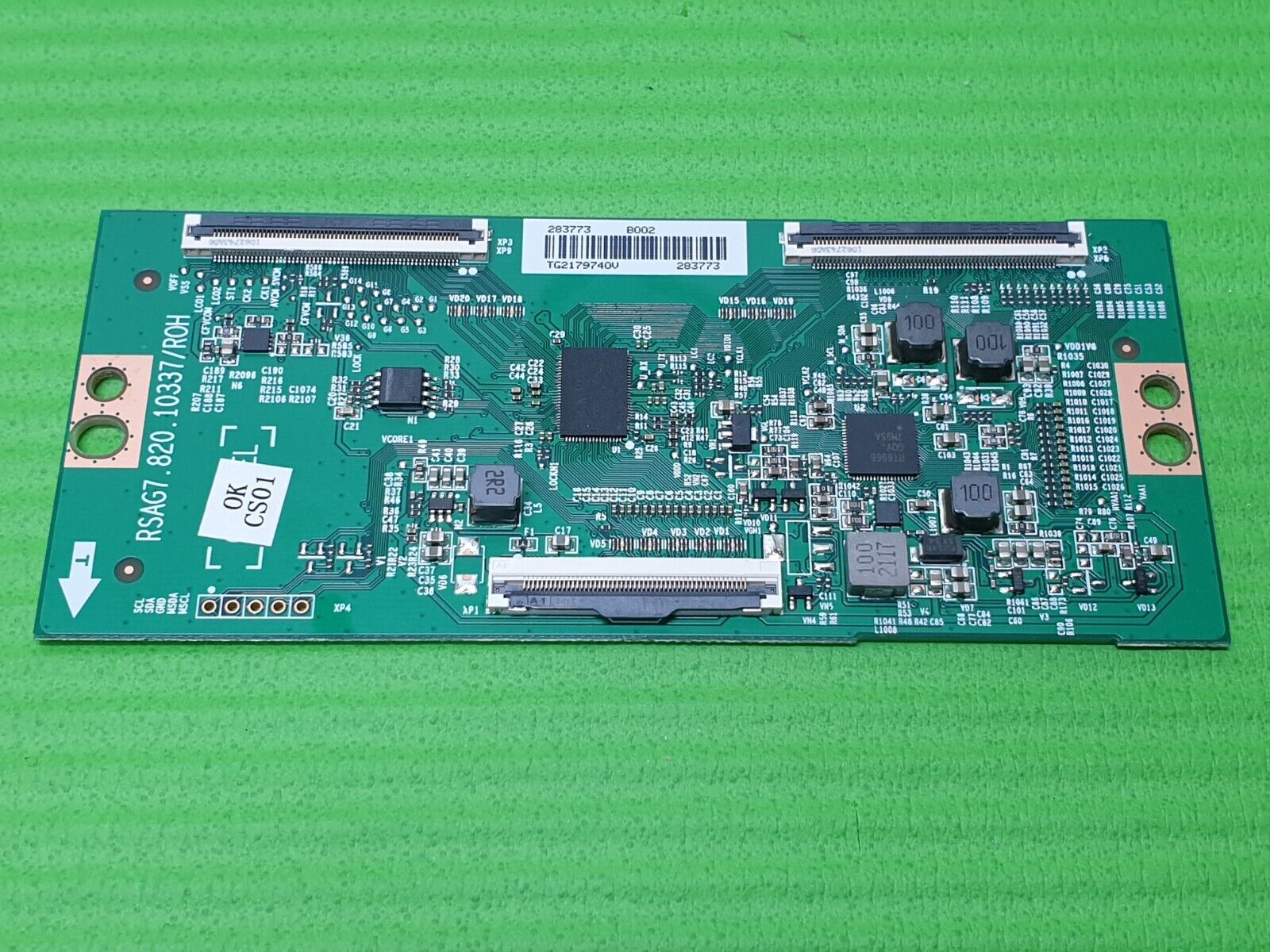 TCON LVDS BOARD FOR HISENSE 65AE7000FTUK 65" LED TV RSAG7.820.10337/ROH 283773