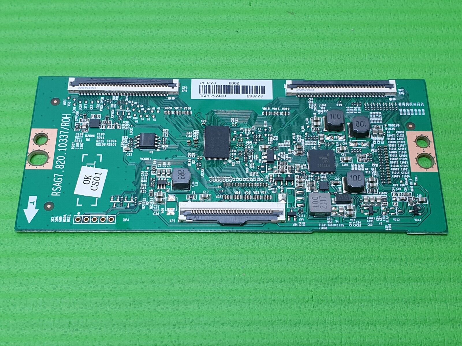 TCON LVDS BOARD FOR HISENSE 65AE7000FTUK 65" LED TV RSAG7.820.10337/ROH 283773 - Image 2