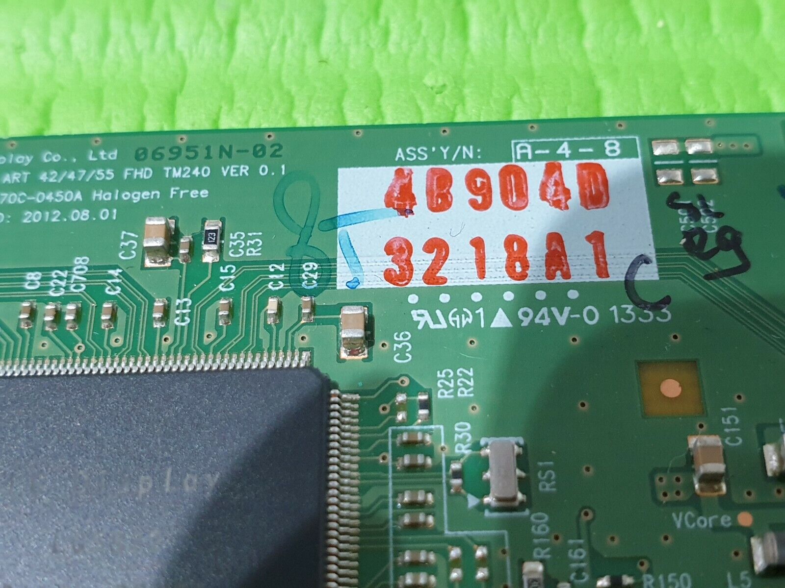TCON LVDS BOARD PANASONIC TX-L55ET60B TX-L55DT65B TV 6870C-0450A 6871L-3218A - Image 4