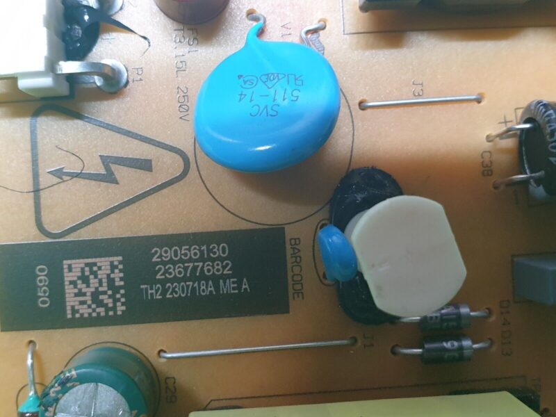 POWER SUPPLY BOARD PSU TOSHIBA 32WV2353DB 32" LED TV VESTEL 17IPS63 23677682 - Image 3