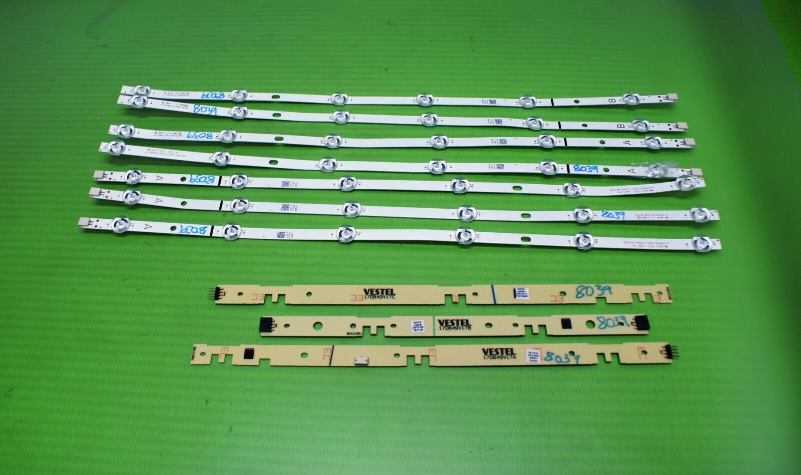 7 LED BACKLIGHT STRIP ARRAY FOR TX-49GS352B 49" TV JL.D49061330-078HS-M_V05