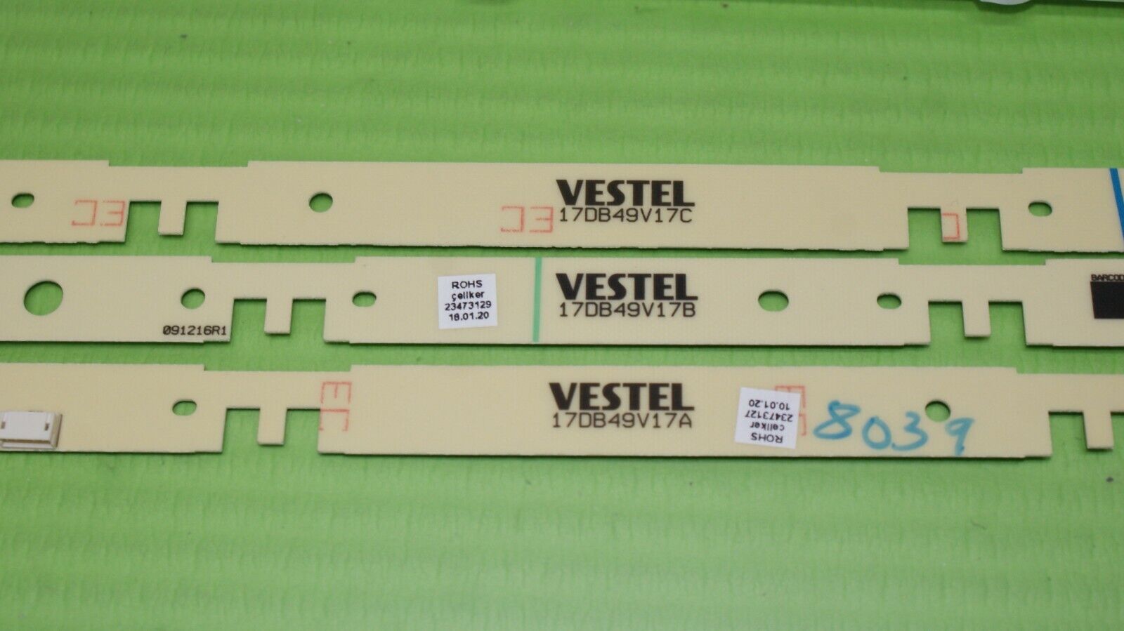 7 LED BACKLIGHT STRIP ARRAY FOR TX-49GS352B 49" TV JL.D49061330-078HS-M_V05 - Image 3