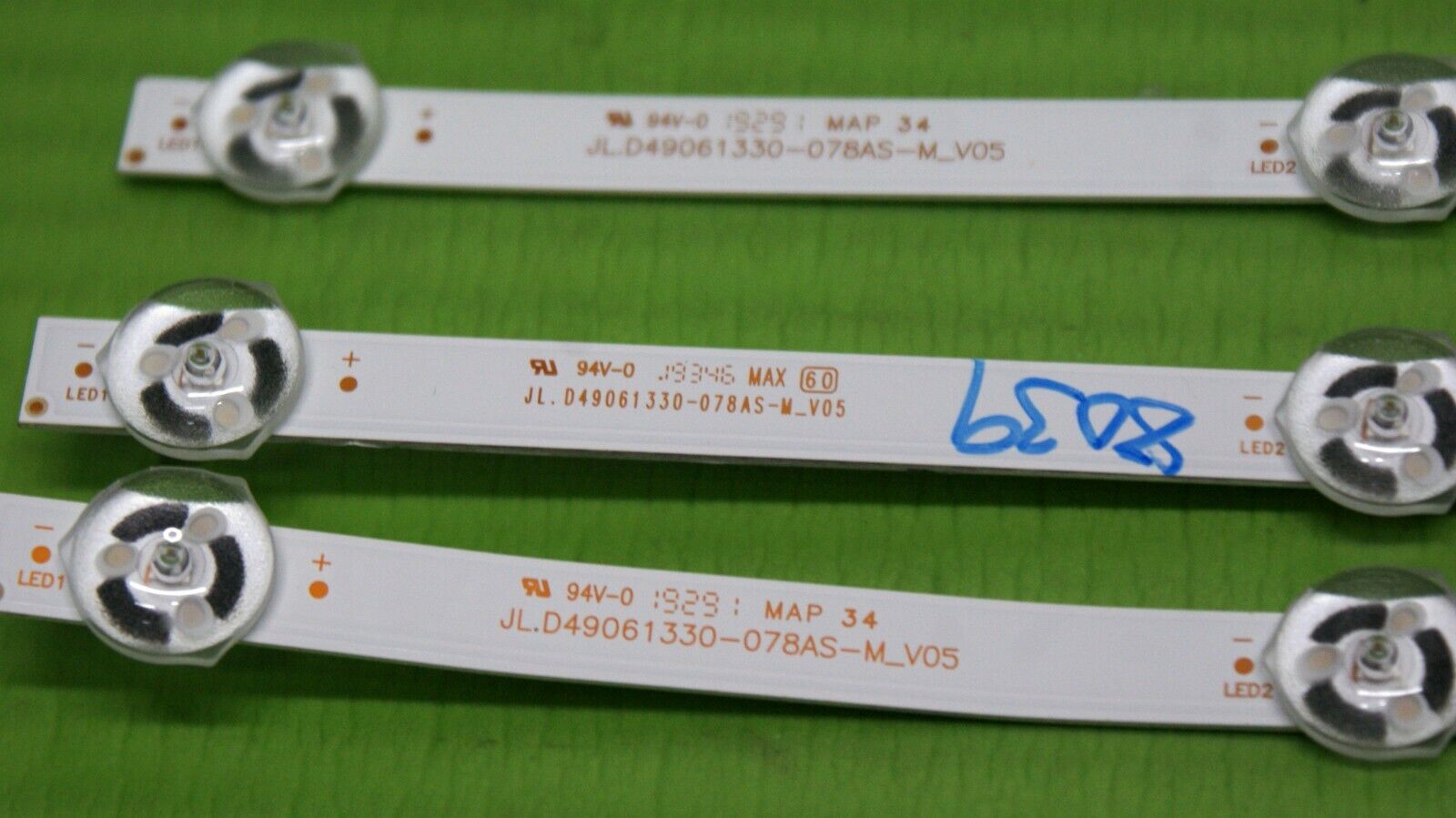 7 LED BACKLIGHT STRIP ARRAY FOR TX-49GS352B 49" TV JL.D49061330-078HS-M_V05 - Image 4