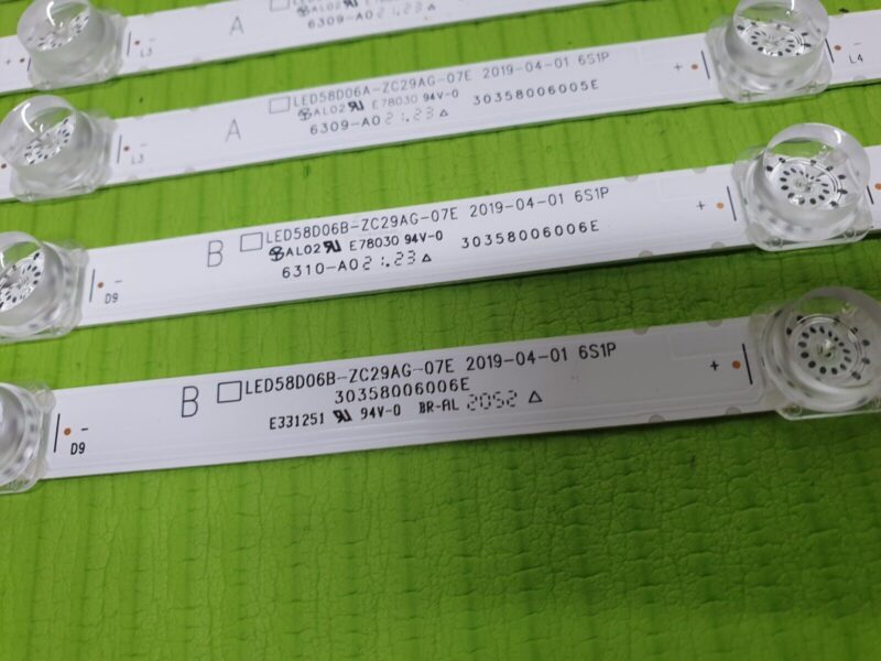 FULL LED BACKLIGHT SET FOR L58AUE21A L58AUE21B TV LED58D06A-ZC29AG-07E - Image 4