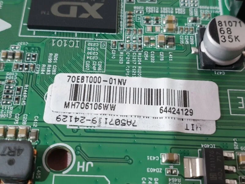 MAIN BOARD MB 32LK510P 32LJ510B TV EAX67041505 (1.0) EBT64424129 SCREEN:NC320DXG - Image 6