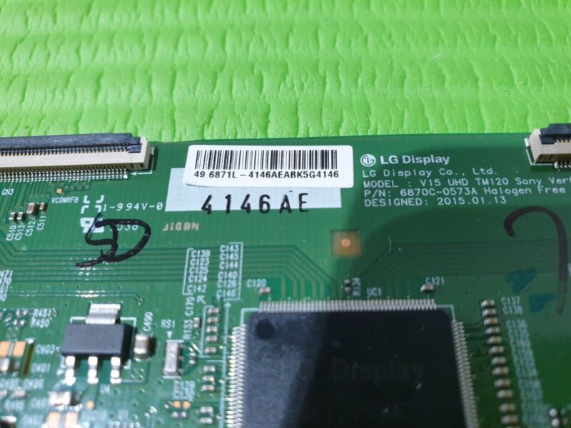 TCON LVDS BOARD SONY KD-49X8005C KD-49X8000C 49" LED TV 6870C-0573A 6871L-4146A - Image 3