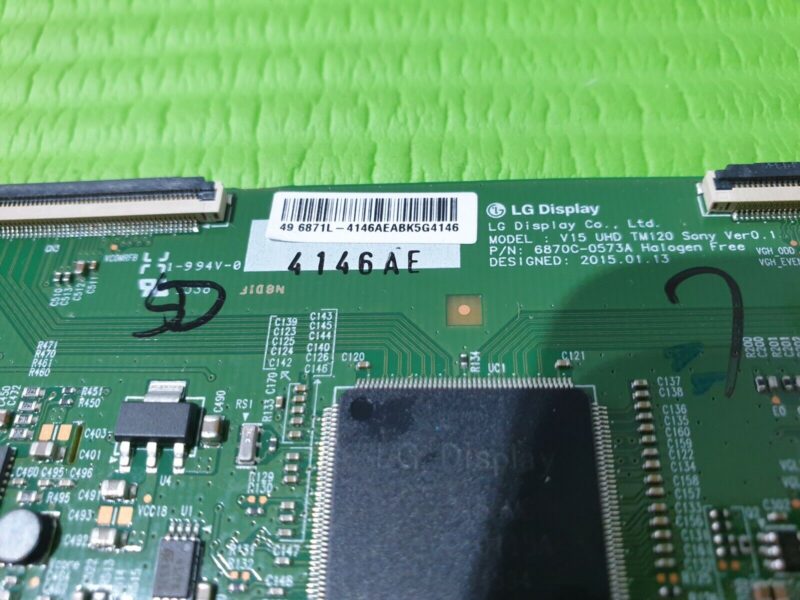TCON LVDS BOARD SONY KD-49X8005C KD-49X8000C 49" LED TV 6870C-0573A 6871L-4146A - Image 4