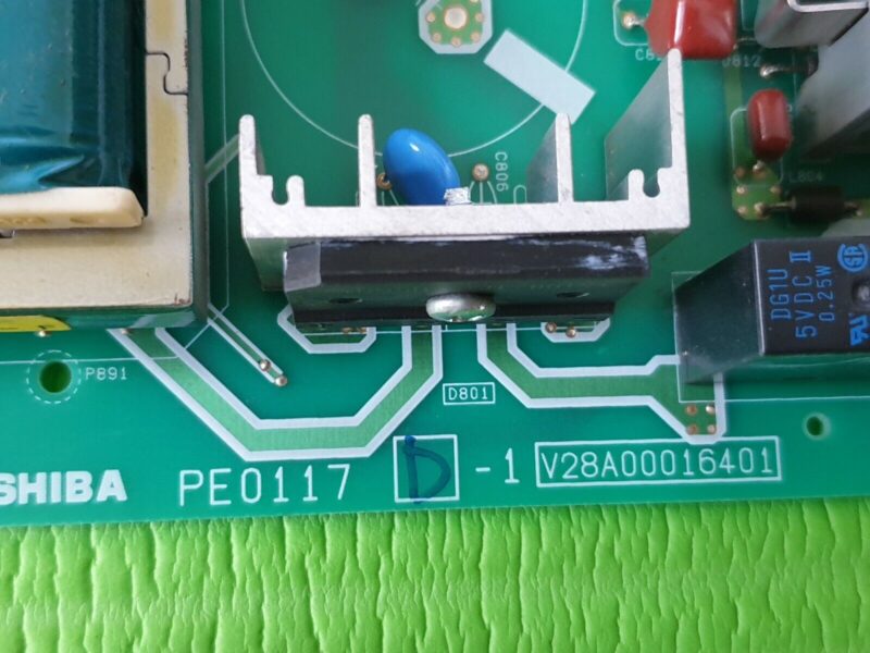 POWER SUPPLY PSU BOARD FOR TOSHIBA 32WLT66S 32" LCD TV PE0117 D-1 V28A00016401 - Image 3