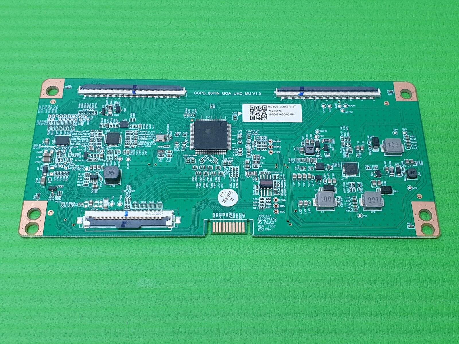 TCON LVDS BOARD JVC LT-50CA890B L50AUE21 50" LED TV CCPD_80PIN_GOA_UHD_MU V1.3 - Image 2