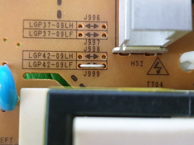 POWER SUPPLY 42LH3000 42LH4000 37LH3000 TV EAX55357701 /34 EAY57681301 REV:1.4 - Image 5
