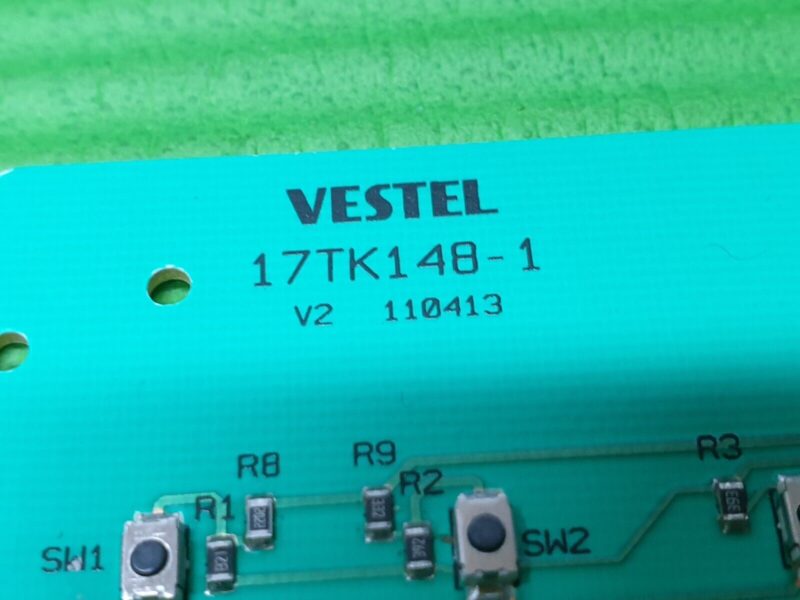 POWER KEY CONTROL BUTTON FOR TOSHIBA TX-55CR430B LED TV 17TK148-1 110413 E131175 - Image 3