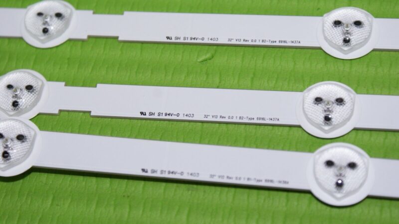 FULL LED BACKLIGHT ARRAY SET FOR 32LN575V 32LN5400 32LN578V TV 32" V13 REV 0.0 1 - Image 3
