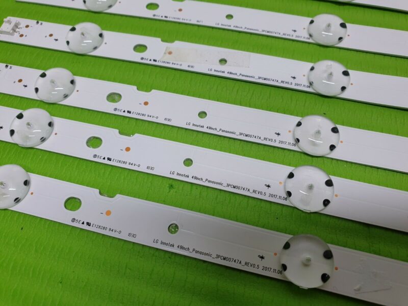 9 BACK LIGHT STRIPS TX-49FX650B TV LG INNOTEK 49INCH_PANASONIC_3PCM00747A_REV0.5 - Image 3