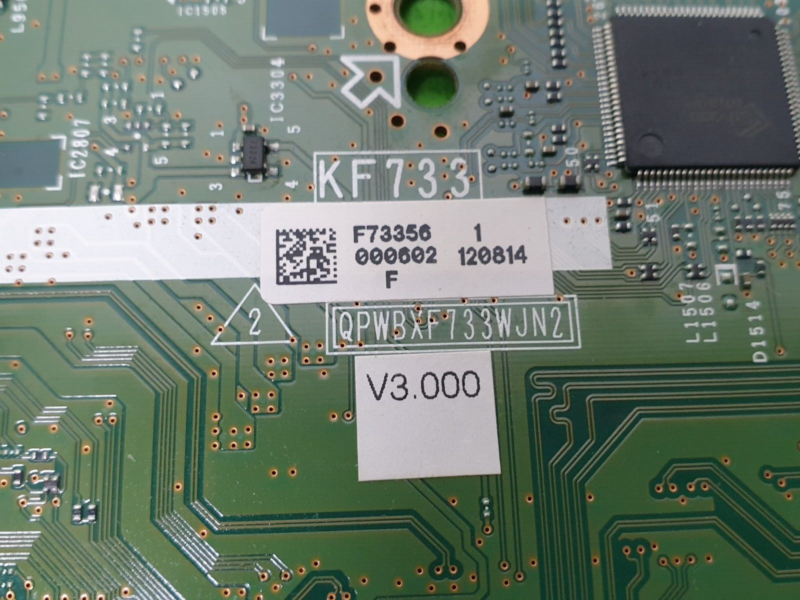 MAIN AV BOARD MB SHARP LC-70LE741E 70" TV QPWBXF733WJN2 SCREEN:R1LK695D3GW80F - Image 4