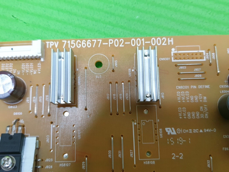 POWER SUPPLY BOARD PSU PHILIPS 40PUT6400/12 40" TV 715G6677-P02-001-002H - Image 4