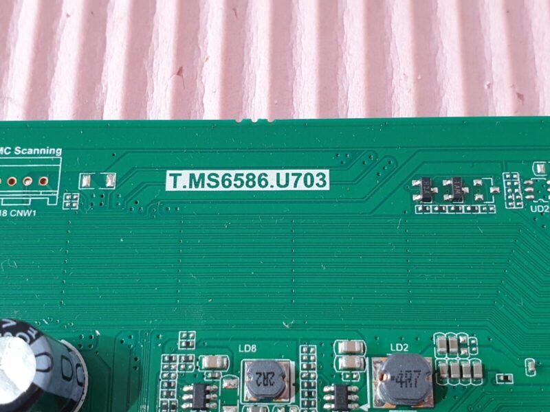 MAIN BOARD MB SHARP LC-55CUG8052K TV T.MS6586.U703 A19040912 SCREEN:LSC550FN11 - Image 3