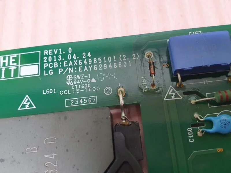 POWER SUPPLY BOARD PSU FOR LG 55EA980W LED TV PSOH-L291A EAX64985101 EAY62948601 - Image 4