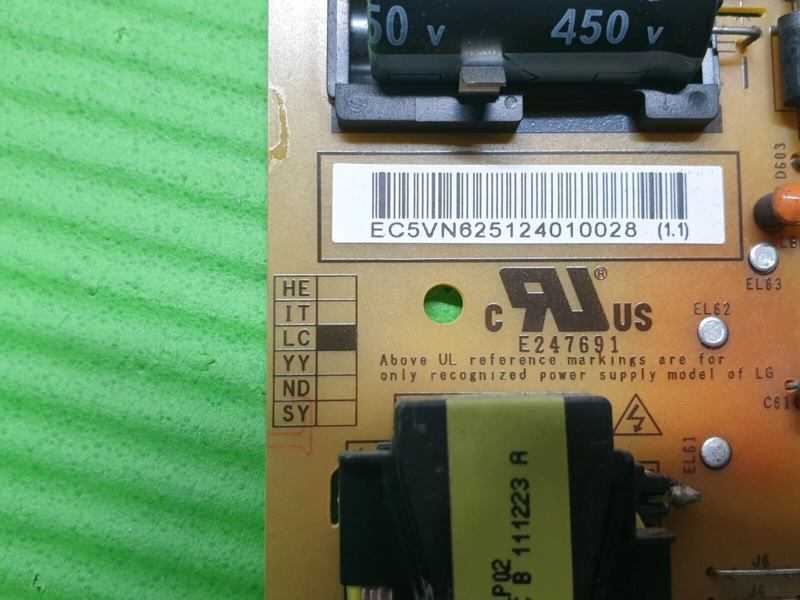 POWER SUPPLY BOARD PSU FOR LG 32LM620T 32" TV EAX64310001(1.7) EAY62512401 - Image 5