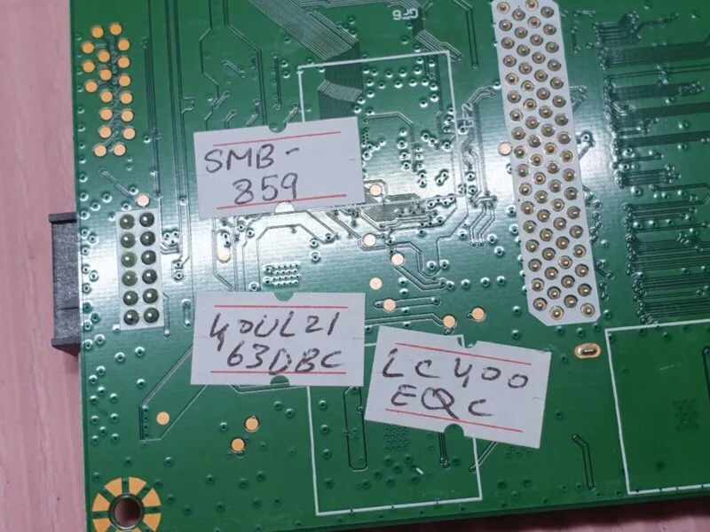 MAIN AV BOARD MB TOSHIBA 40UL2163DBC LED TV 17MB180E 23758362 SCREEN:LC400EQC - Image 7