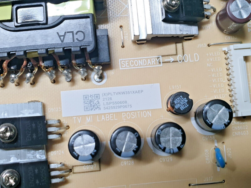 POWER SUPPLY BOARD PSU PHILIPS 55PUS7956/12 LED TV 715GB815-P01-000-003S - Image 3