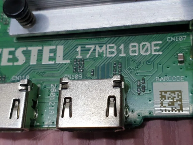 MAIN AV BOARD MB JVC LT-43CF810 43" LED TV 17MB180E 23751759 SCREEN:LC430EQQ - Image 2