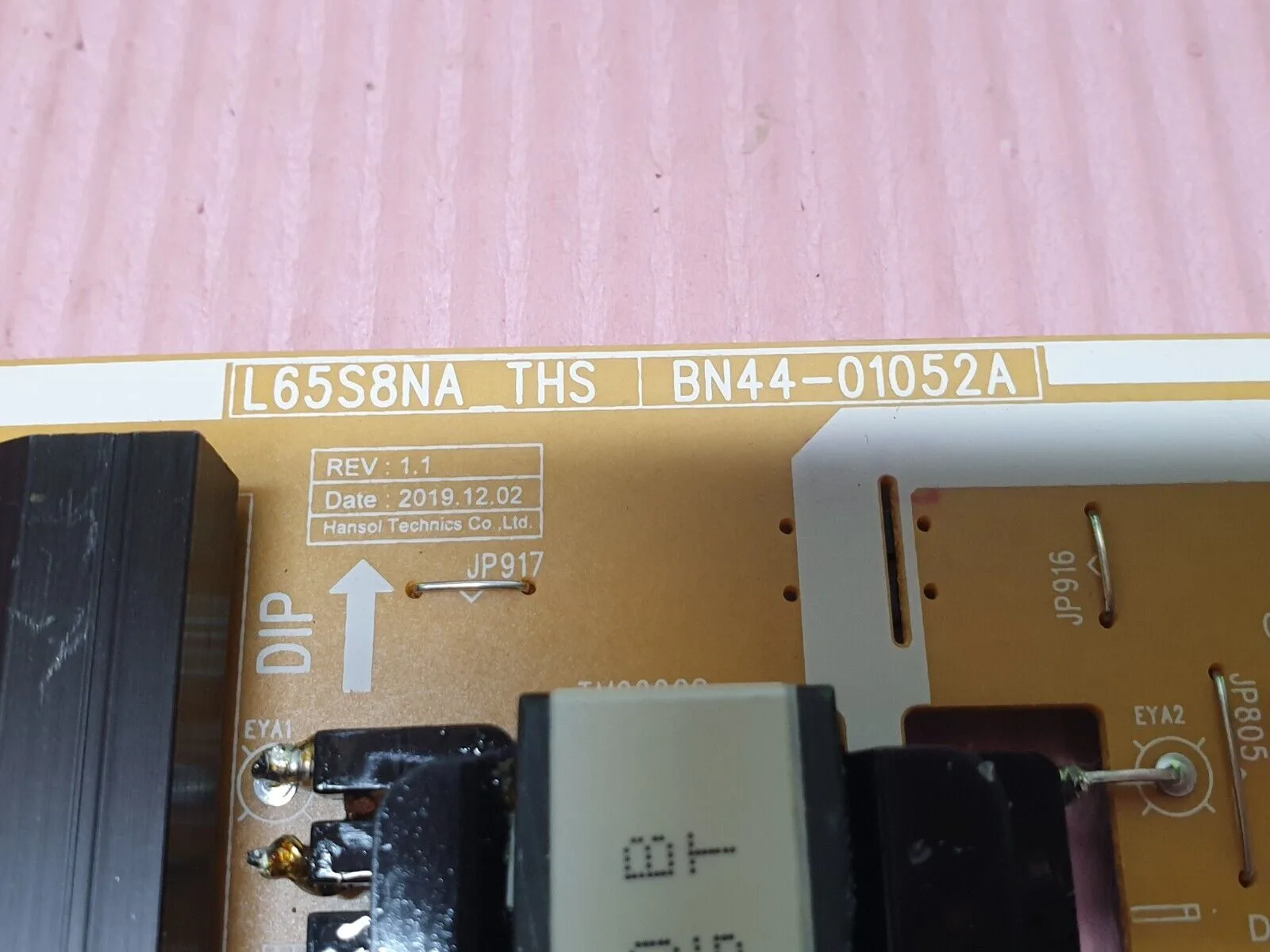 POWER SUPPLY PSU SAMSUNG QE65Q80TAT 65" LED TV L65S8NA_THS BN44-01052A REV 1.1 - Image 3