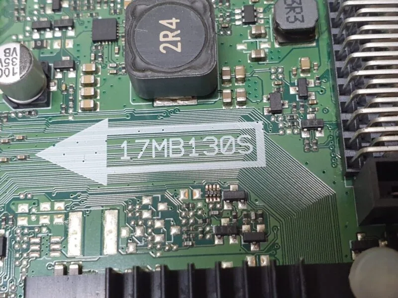 MAIN AV BOARD MB TOSHIBA 49U6863DB 49" TV 17MB130S 23495653 SCREEN:LSC490FN02 - Image 3