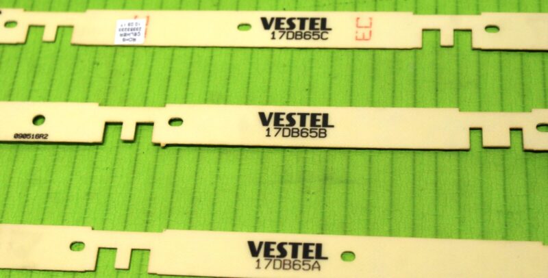 3 LED BACK LIGHT INTERFACE STRIPS FOR 65U5863DB 65" TV 17DB65A 17DB65B 17DB65C - Image 2