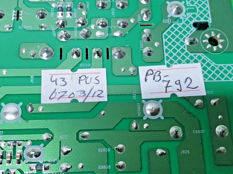 POWER SUPPLY BOARD PHILIPS 43PUS6703/12 TV 715G9324-P01-001-003H PLTV10281XABH - Image 3