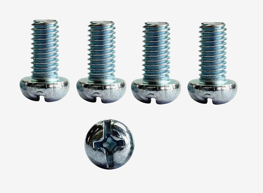 4 WALL BRACKET MOUNT SCREWS FOR TCL 32P500K 32P500KX1 32" LED TV