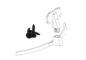 4 x STAND NECK / GUIDE TO BASE ASSEMBLY SCREWS FOR UE55KU6500 UE55KU6400 LED TV - Image 3