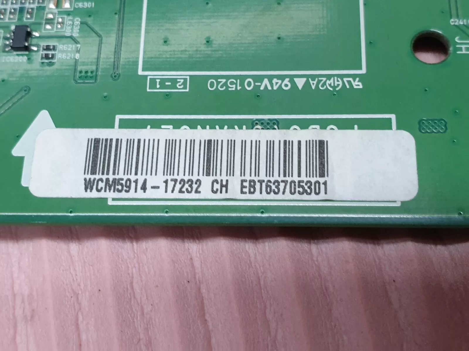 MAIN AV BOARD MB 50LB580V 50LF580V TV EAX65610905 1.0 EBT63705301 SCREEN:V500HJ1 - Image 2