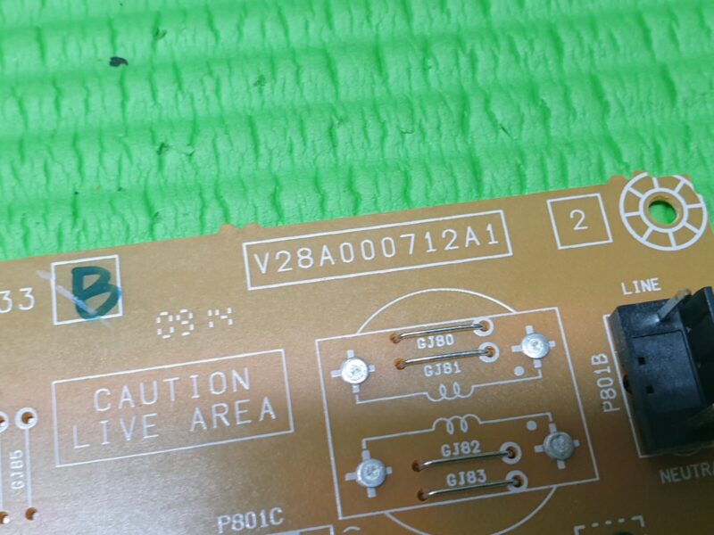 POWER ON OFF SWITCH BUTTON FR TOSHIBA 32AV635DB 37AV635DB 32XV553DB 37XV553DB TV - Image 2