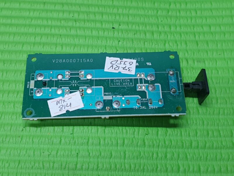 POWER ON OFF SWITCH BUTTON FR TOSHIBA 32AV635DB 37AV635DB 32XV553DB 37XV553DB TV - Image 4