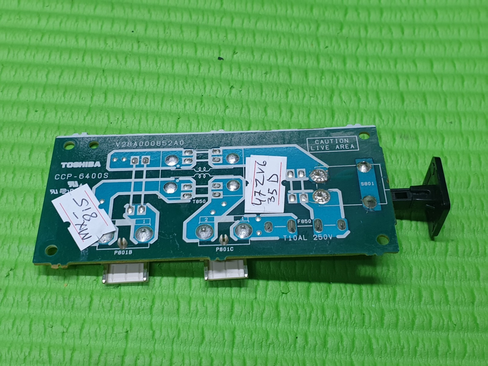 POWER ON OFF SWITCH BUTTON FR TOSHIBA 32ZV635D 42ZV635D 47ZV635D TV V28A000851A1 - Image 3