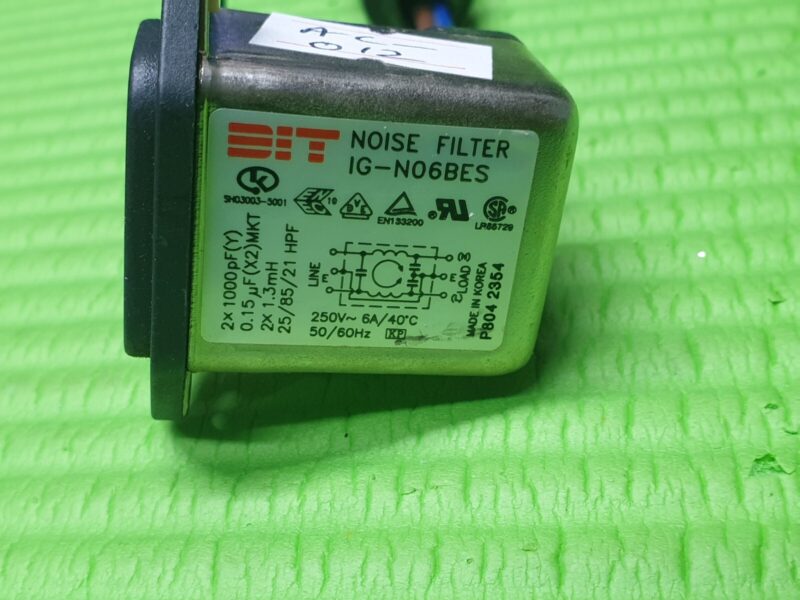 3 PIN AC POWER PLUG NOISE FILTER FOR SAMSUNG PS50A456P2D 50" TV IG-N06BES - Image 4
