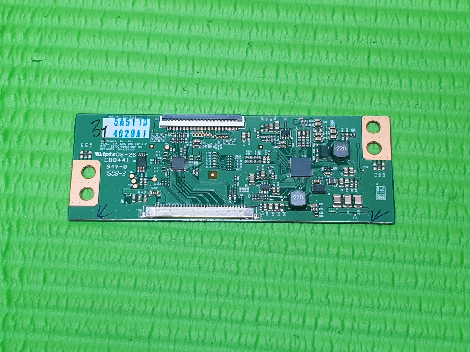 TCON LVDS BOARD FOR LG 32LX320C 32" LED TV 6871L-4029A 6870C-0565A