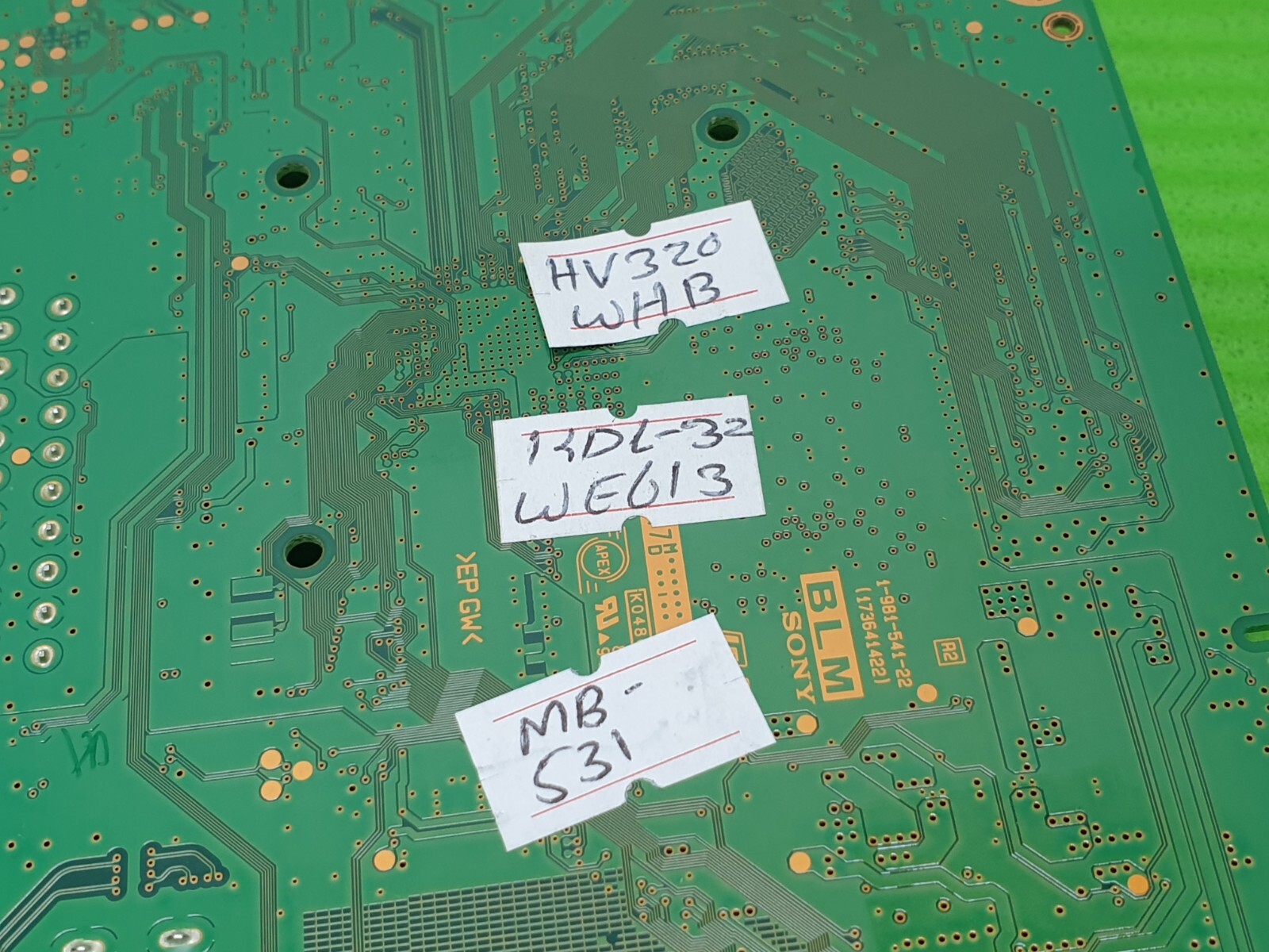 MAIN AV BOARD MB SONY KDL-32WE613 LED TV  1-981-541-22 A2179520D SCREEN:HV320WHB - Image 4