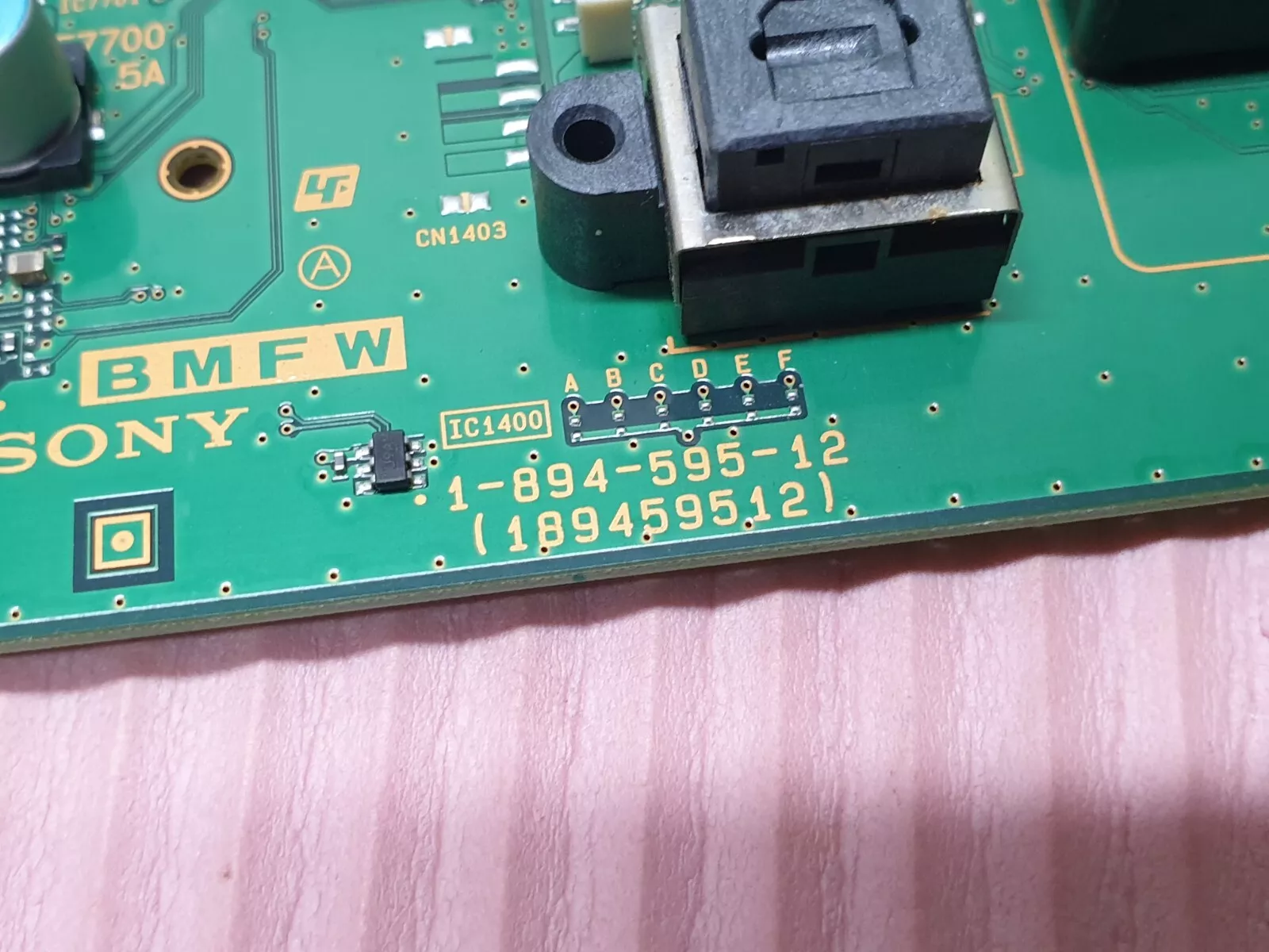 MAIN BOARD MB SONY KD-55X8005C LED TV 1-894-595-12 Y210B520C SCREEN:LSY550FN01 - Image 2