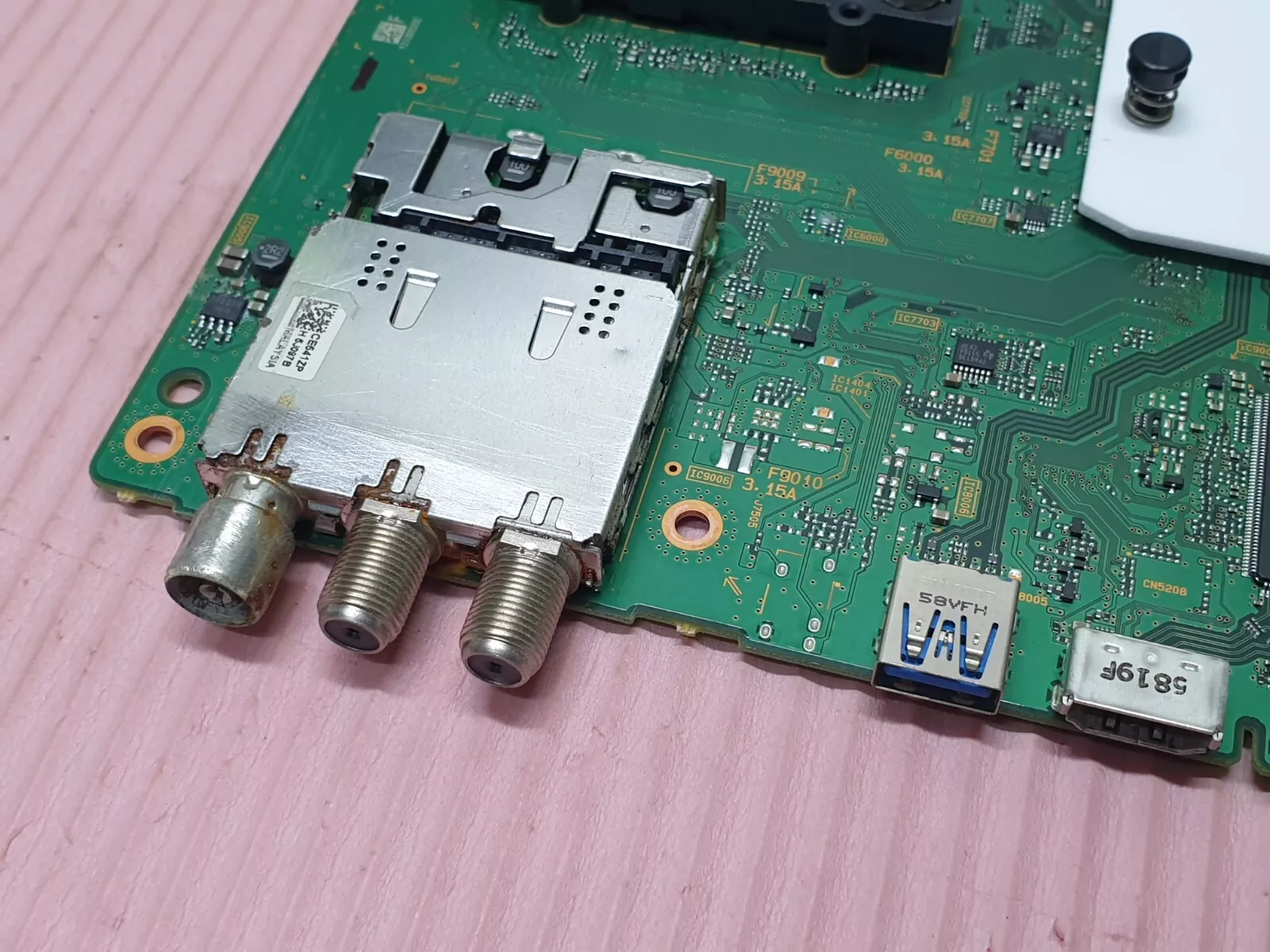 MAIN BOARD MB SONY KD-55X8005C LED TV 1-894-595-12 Y210B520C SCREEN:LSY550FN01 - Image 3